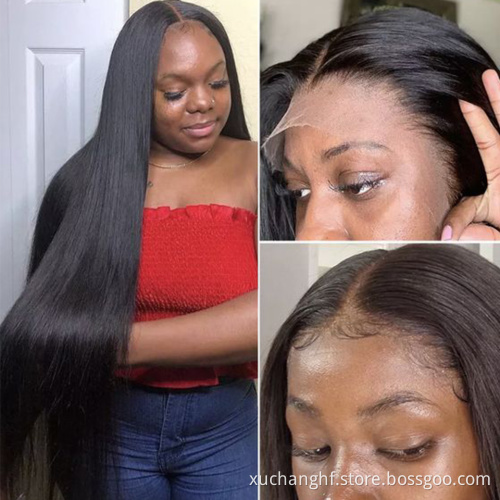 Transparent Hd Full Lace Human Hair Wig,Brazilian 360 Lace Frontal Wigs,13x6 Human Hair Hd Lace Front Wigs For Black Women